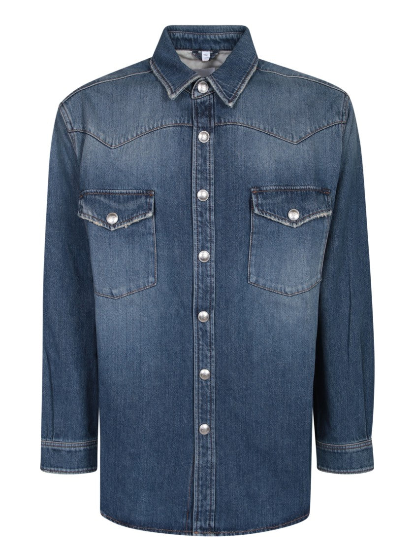 Burberry Blue Denim Shirt