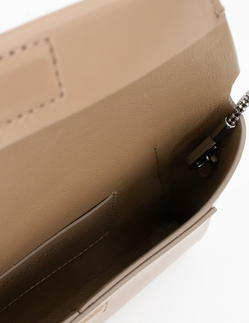 Brunello Cucinelli Envelope Silhouette Leather Shoulder Bag