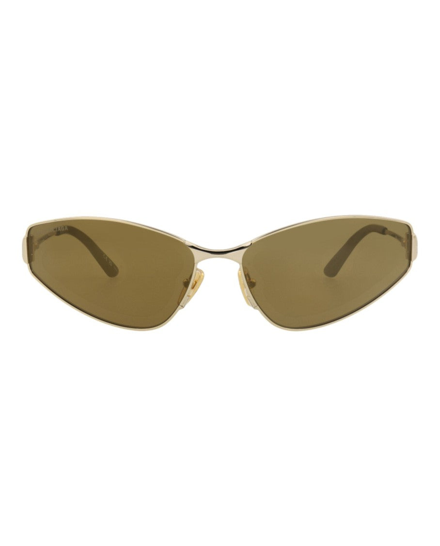Balenciaga Cat Eye-Frame Metal Sunglasses