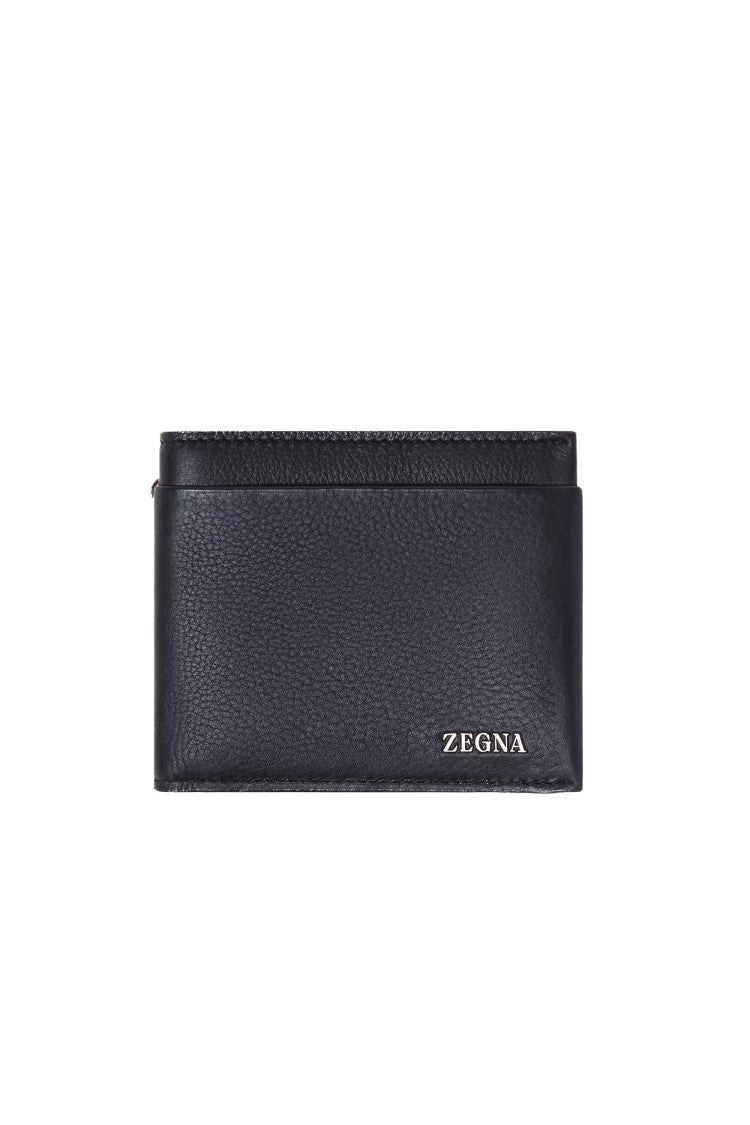 Zegna Second Skin Dark Brown Leather Wallet