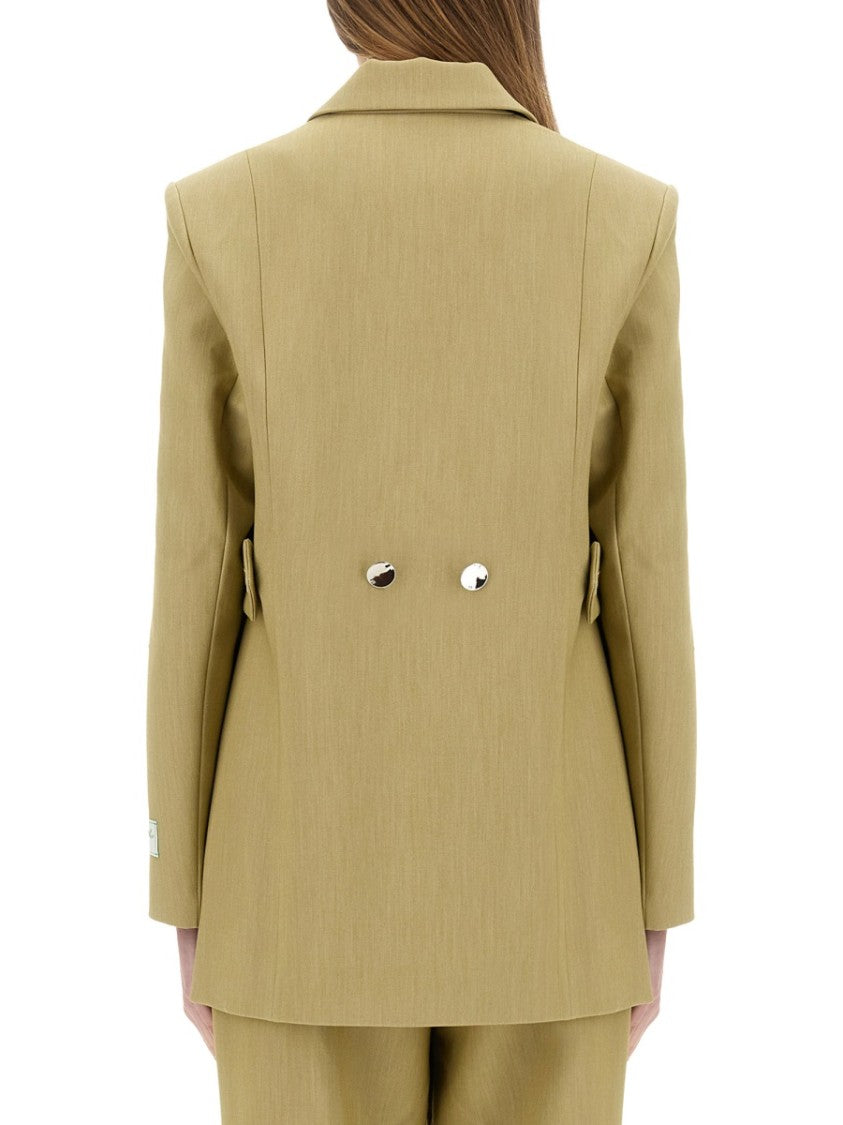 Ganni Twill Suit Blazer