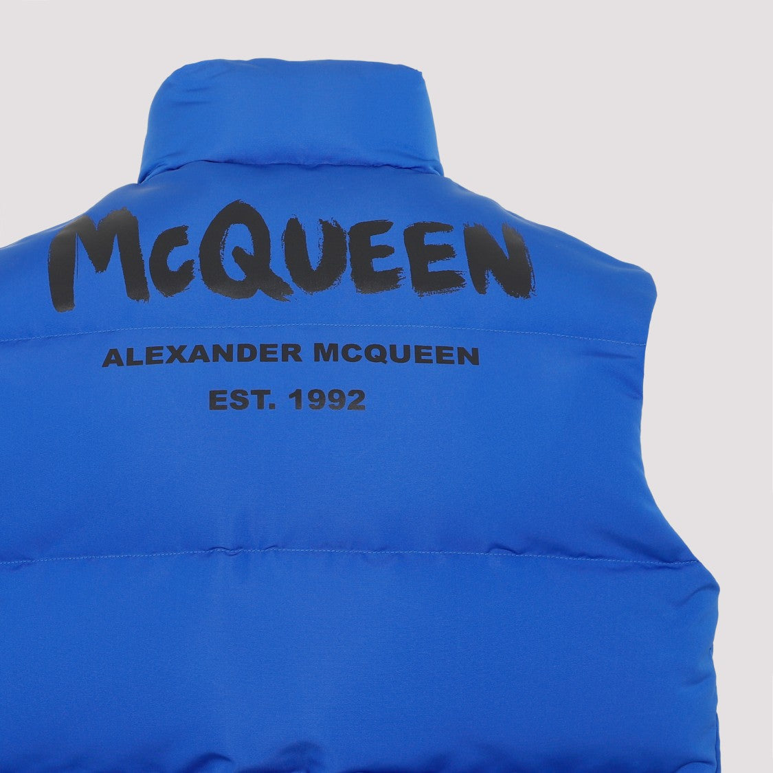 Alexander Mcqueen Ultramarine Blue Padded Vest