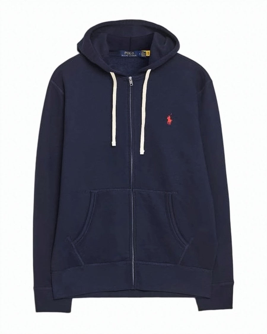 Polo Ralph Lauren Zip-Up Dark Blue Hoodie