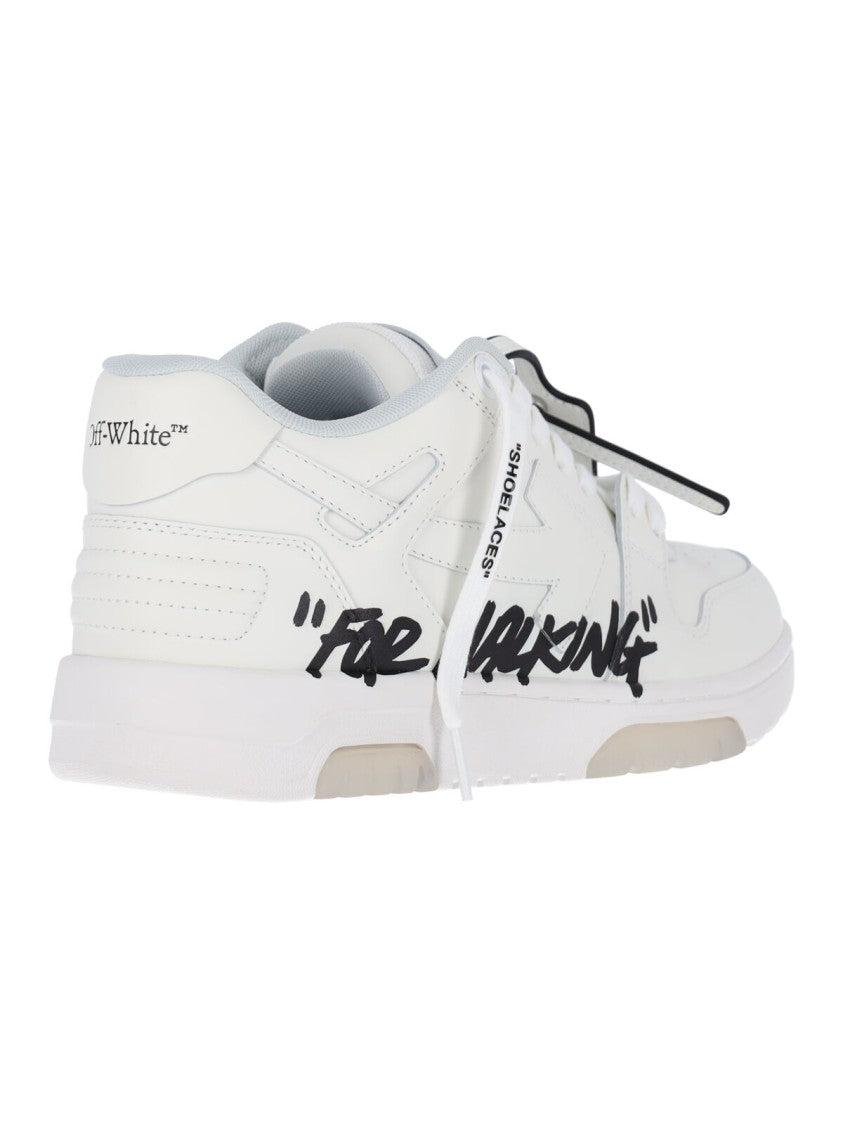 Off-White White Leather Out Of Office Sneakers