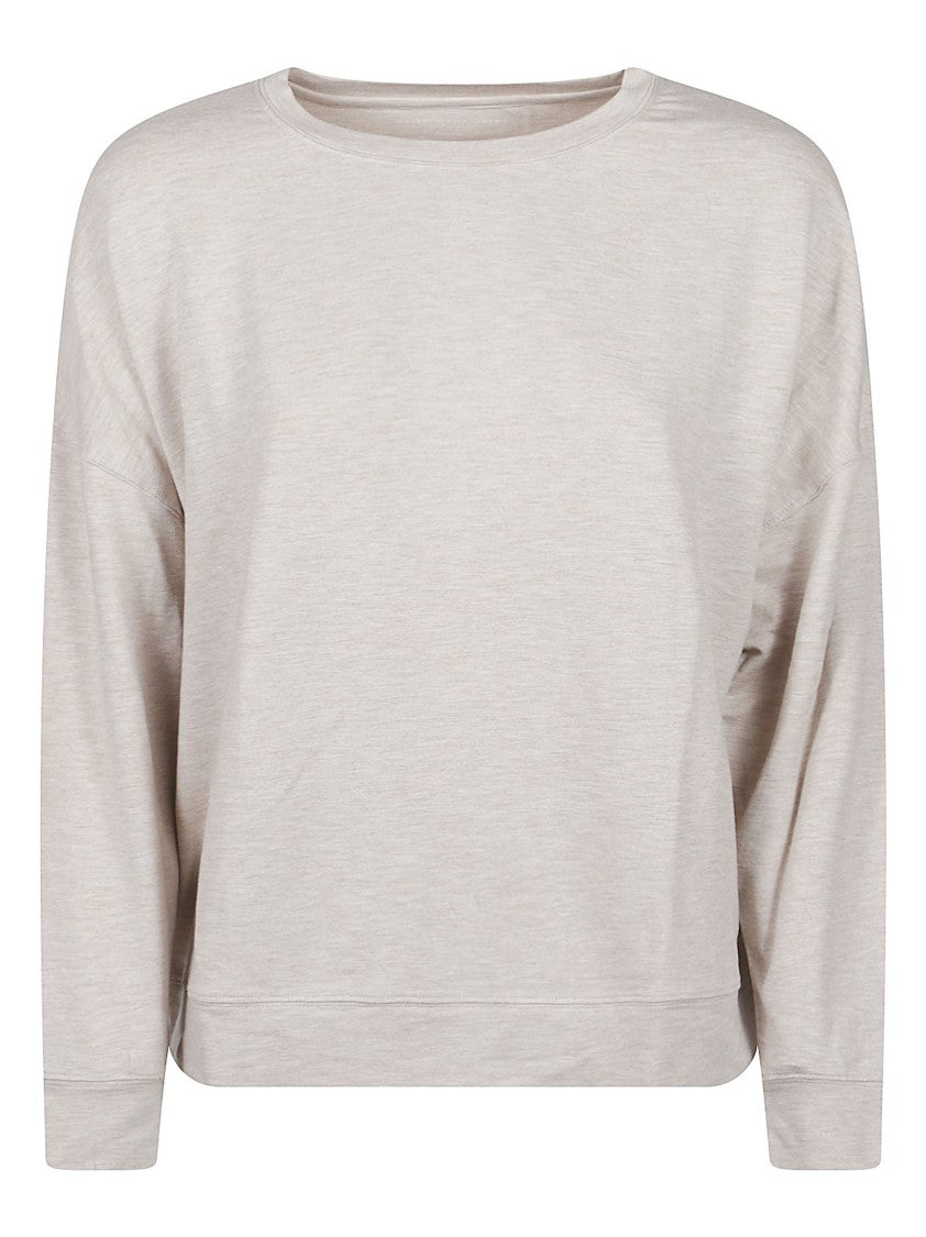 Majestic Filatures Relaxed Fit Cropped Sweatshirt