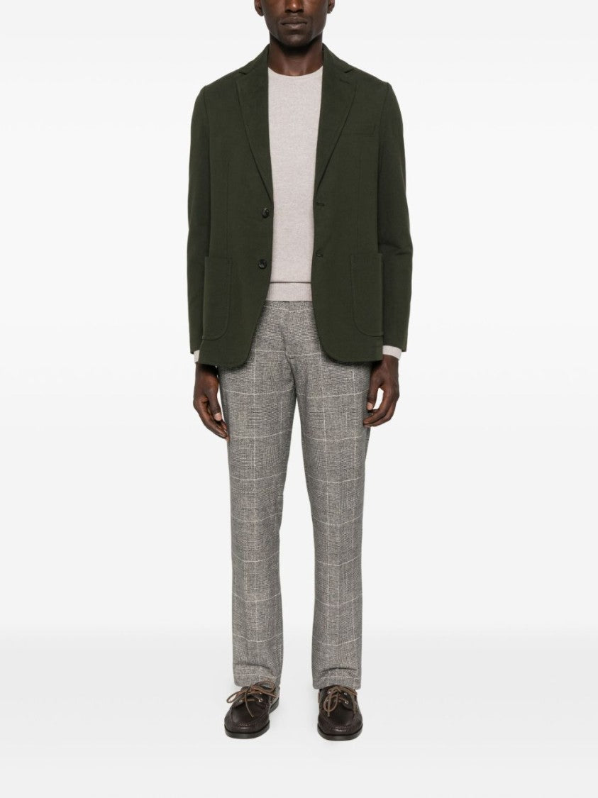 Circolo 1901 Slim Fit Checkered Trousers