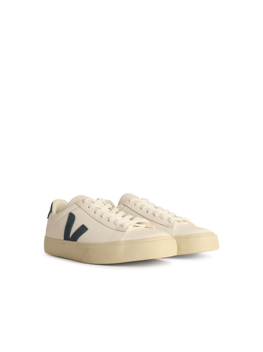 Veja Campo Blu' White Leather Sneakers