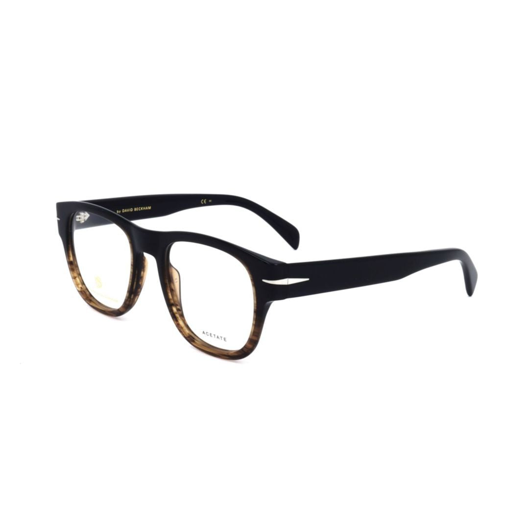 David Beckham Db 7025 Bold Rectangular Frame Eyeglasses