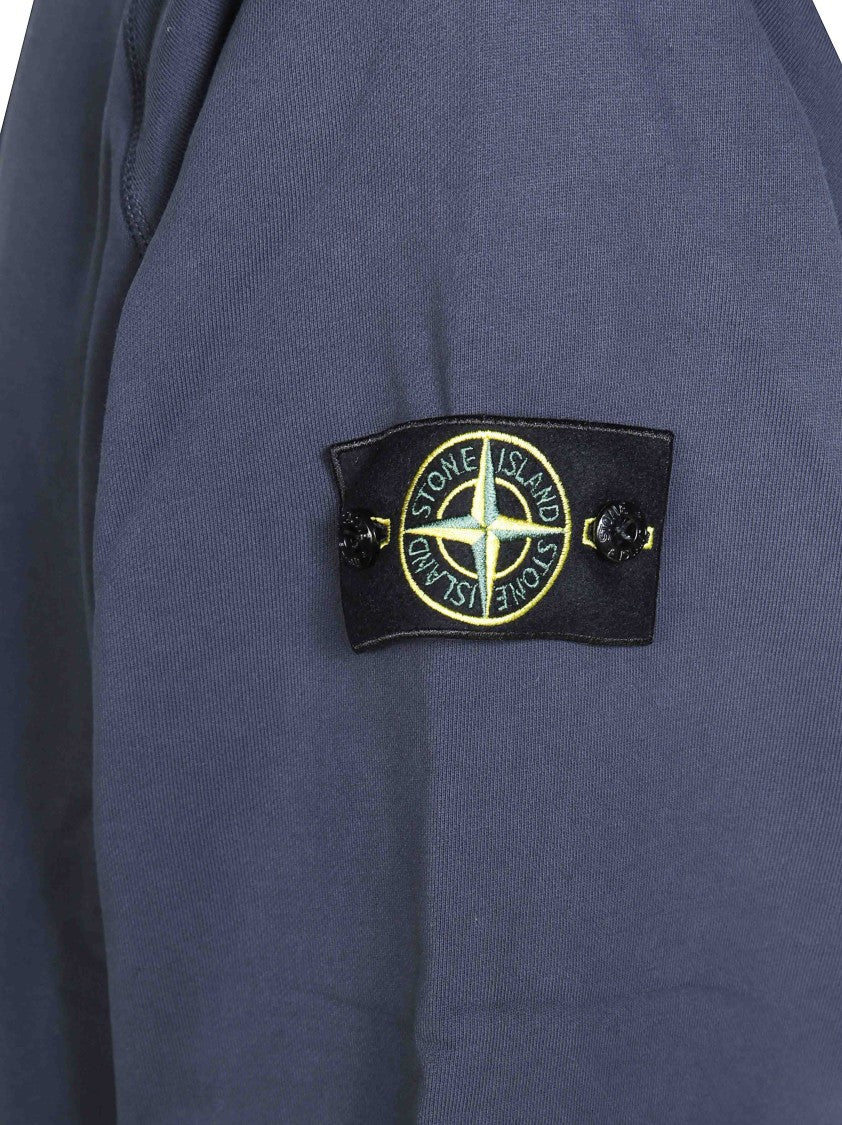 Stone Island Crewneck Sleeve Patch Sweatshirt