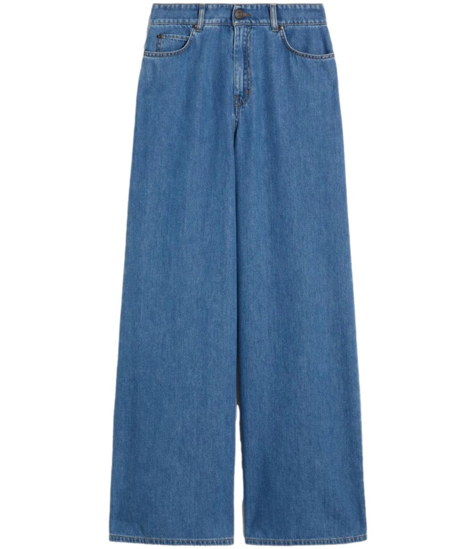 Max Mara Clean Blue Denim Wkdvega Jeans
