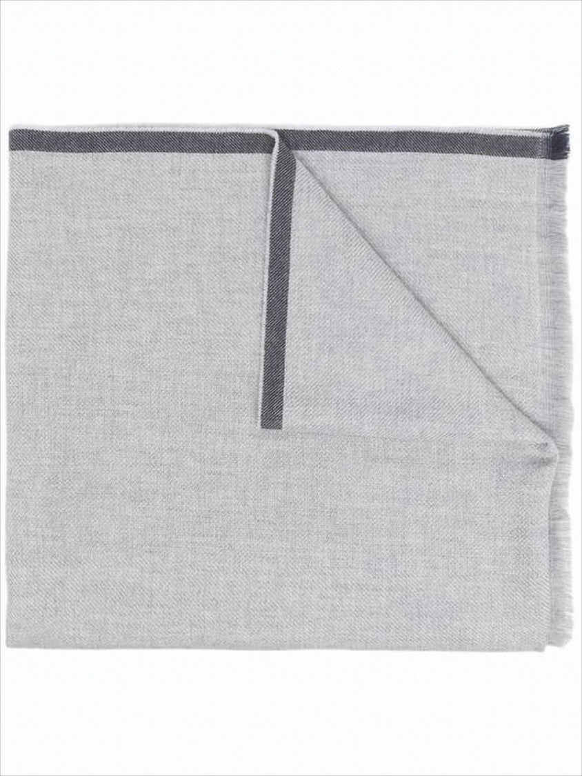 Brunello Cucinelli Finely Woven Cashmere-Wool Blend Scarf