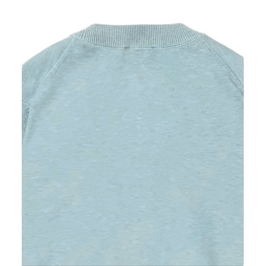 A.P.C. Light Blue Knit Cardigan With V-Neckline