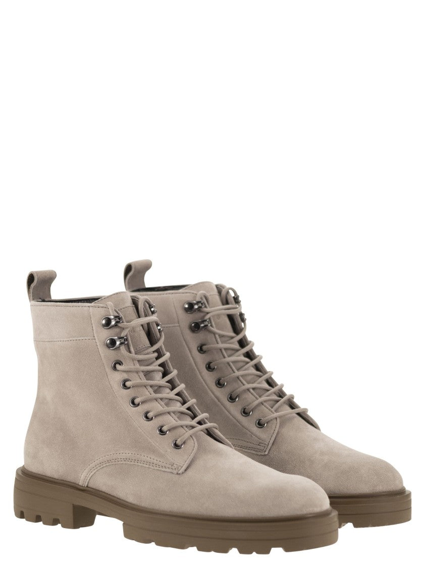 Hogan H673 Suede Boots