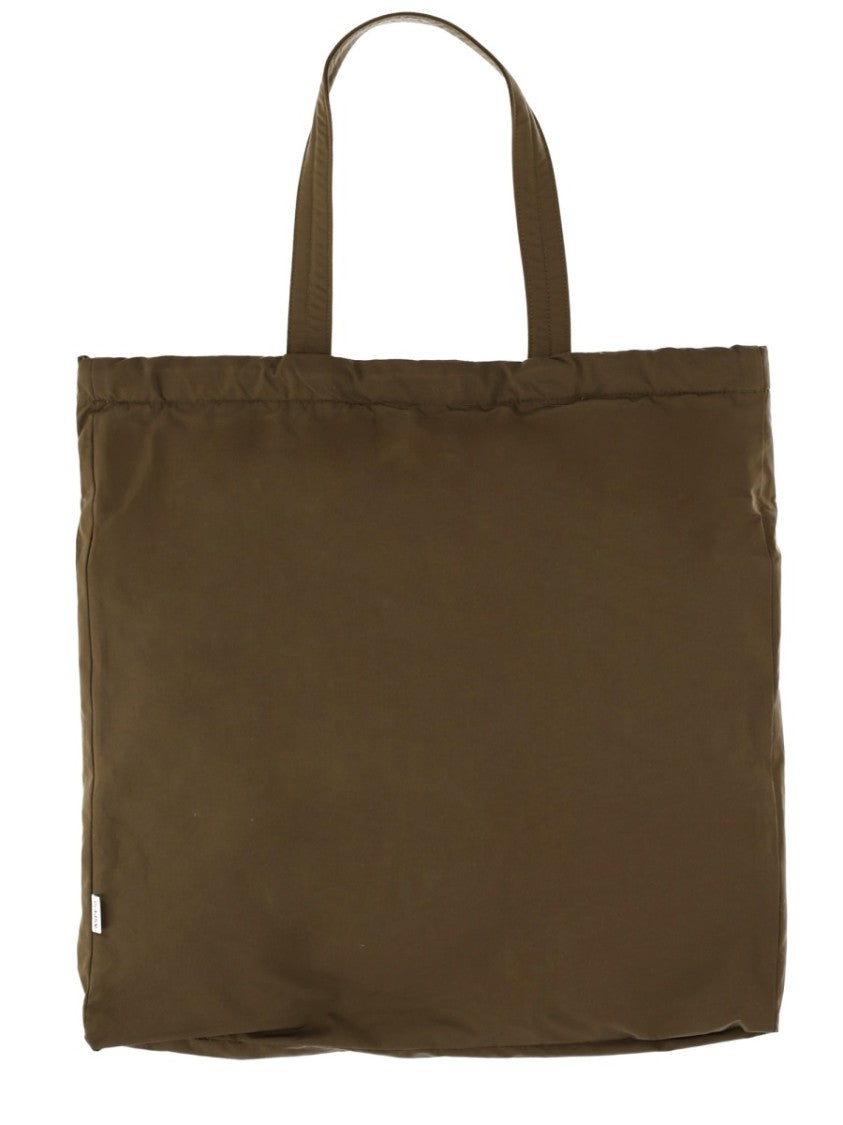 Aspesi Brown Padded Shopper Tote Bag