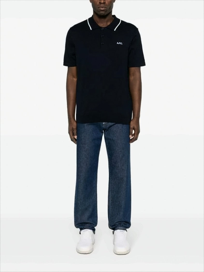 A.P.C. Short-Sleeved Polo Shirt