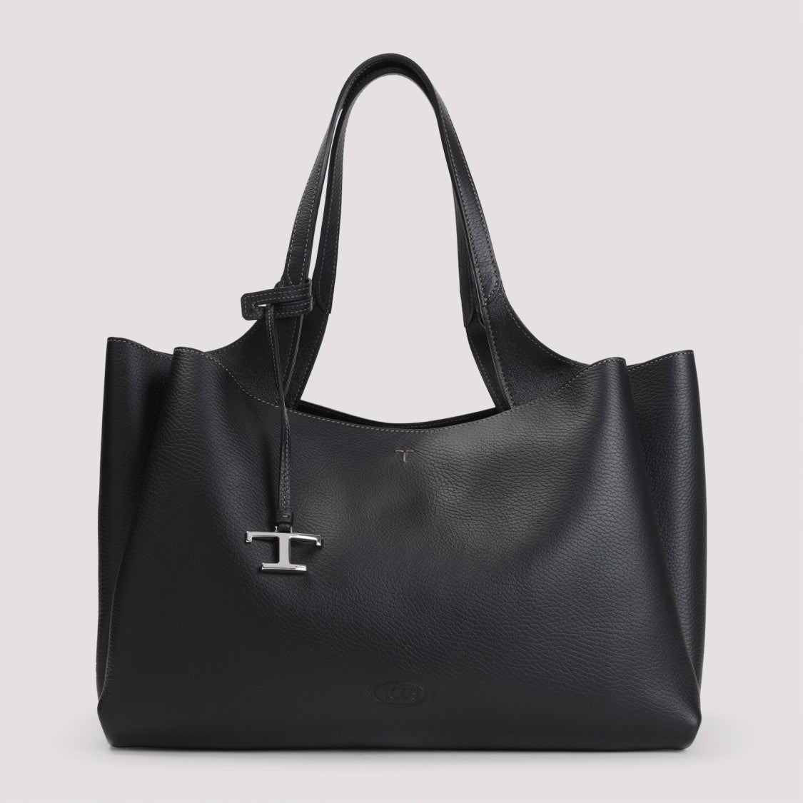 Tod's Apa Black Leather Shoulder Bag