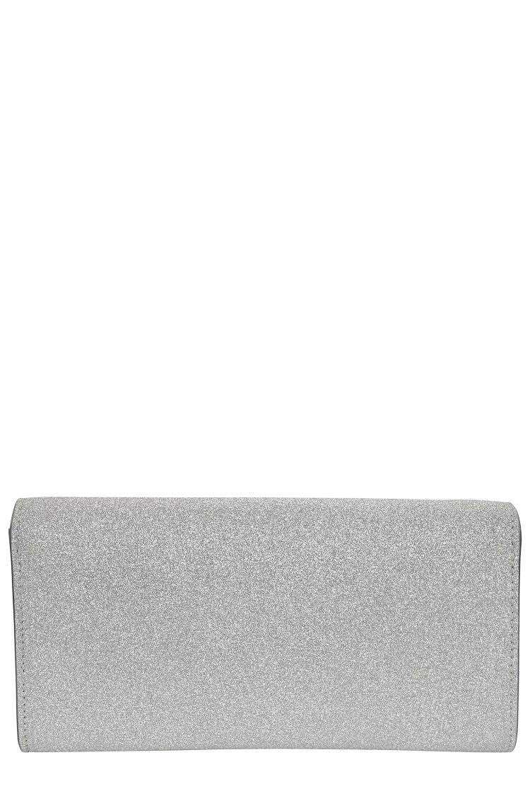 Jimmy Choo Fine Glitter Leather Emmie Bag