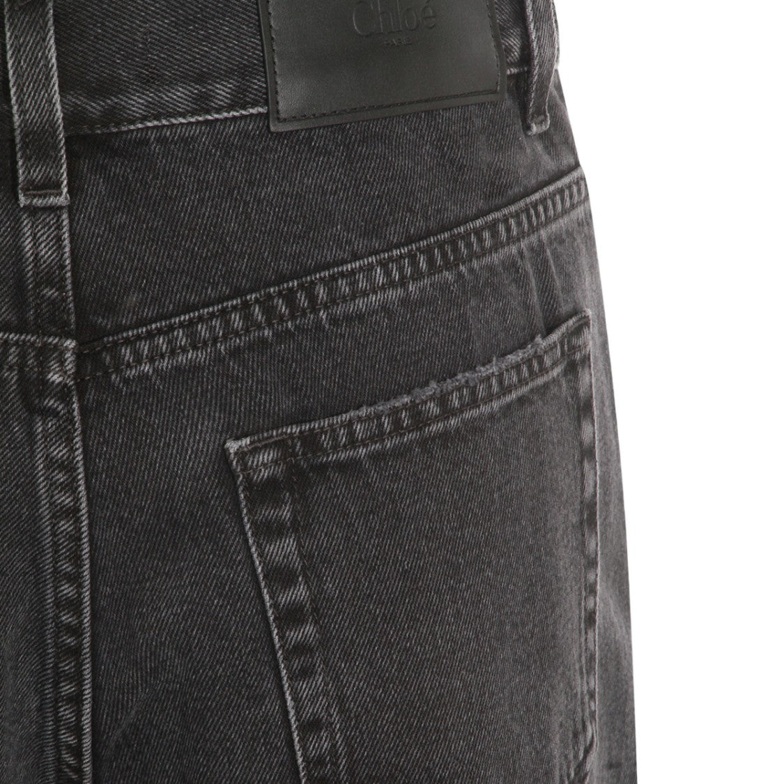 Chloé High-Waisted Straight-Leg Jeans With Five-Pocket Styling