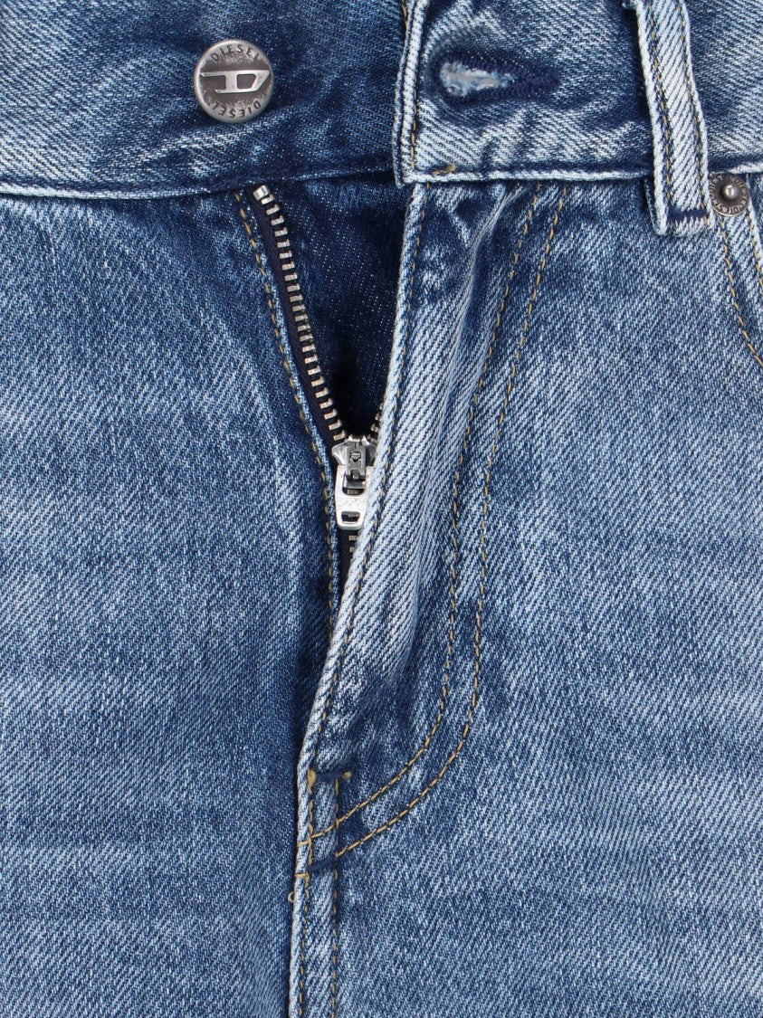 Diesel "1978 D-Akemi" Wide Jeans – Light Blue