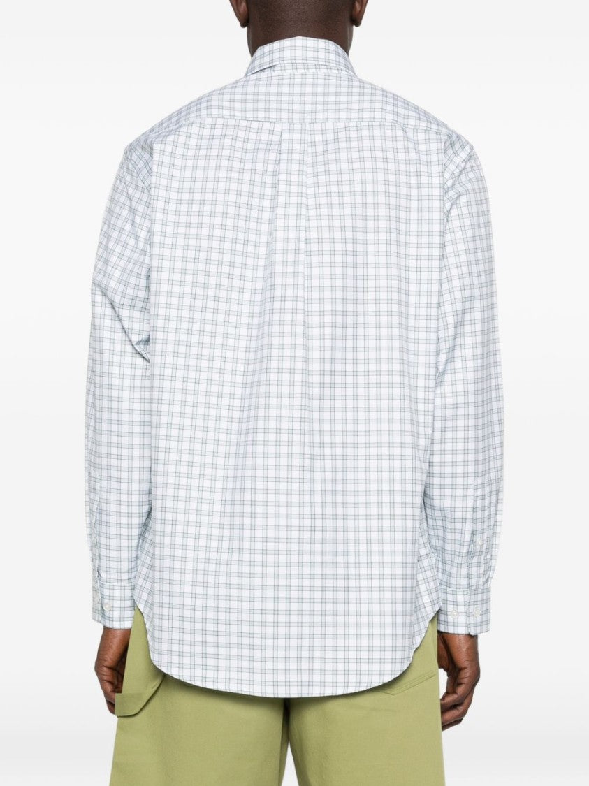 Drôle De Monsieur Light Checkered Button-Down Shirt