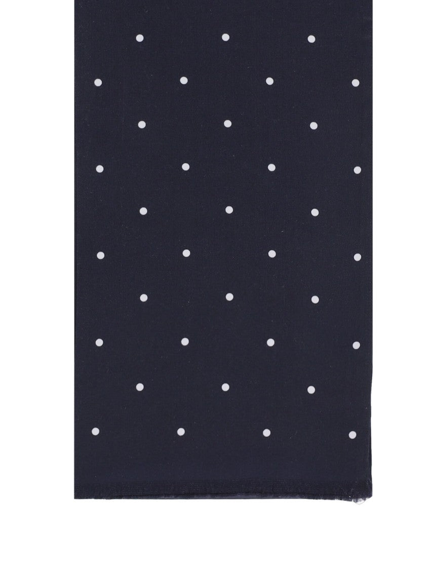 Destin "Judy" Polka Dot Scarf – Navy