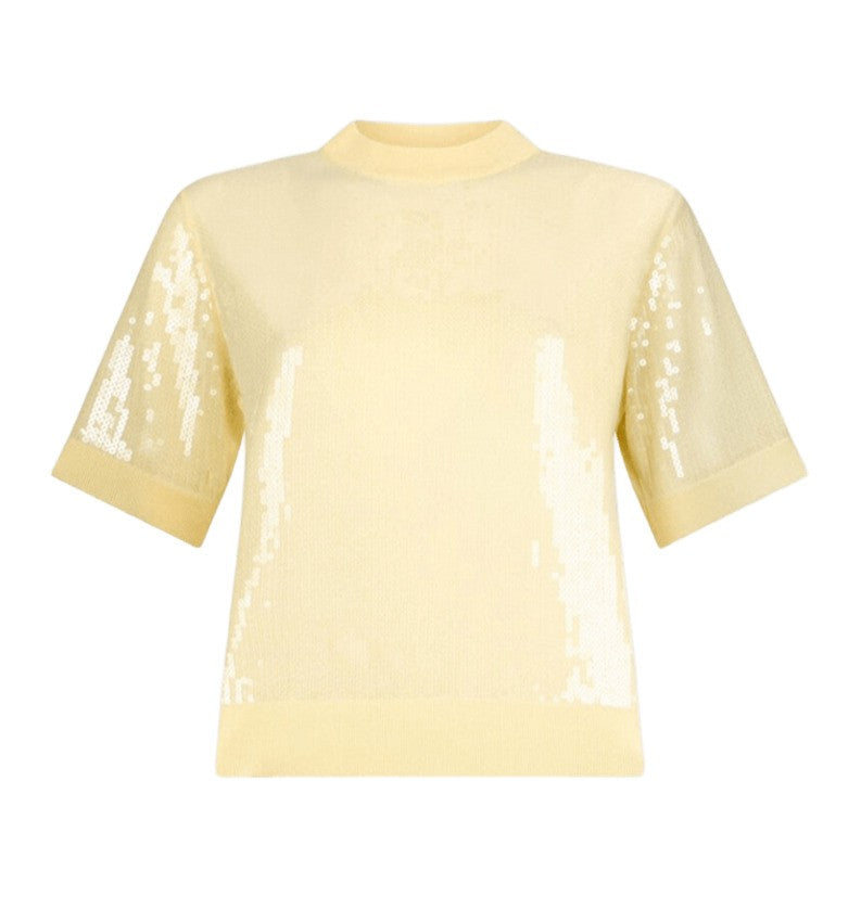Liu Jo Short-Sleeved Top With Sequin Detailing