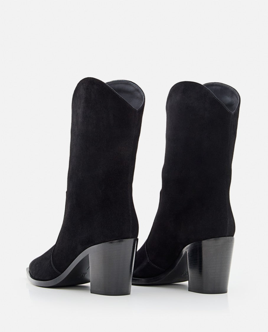 Gianvito Rossi Denver Suede Texan Boots