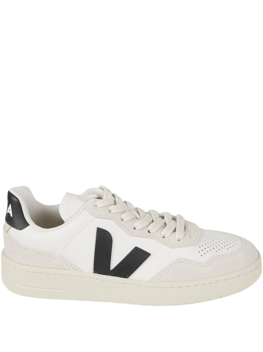 Veja Low-Top Sneaker With Perforated Detailing And Bold Logo