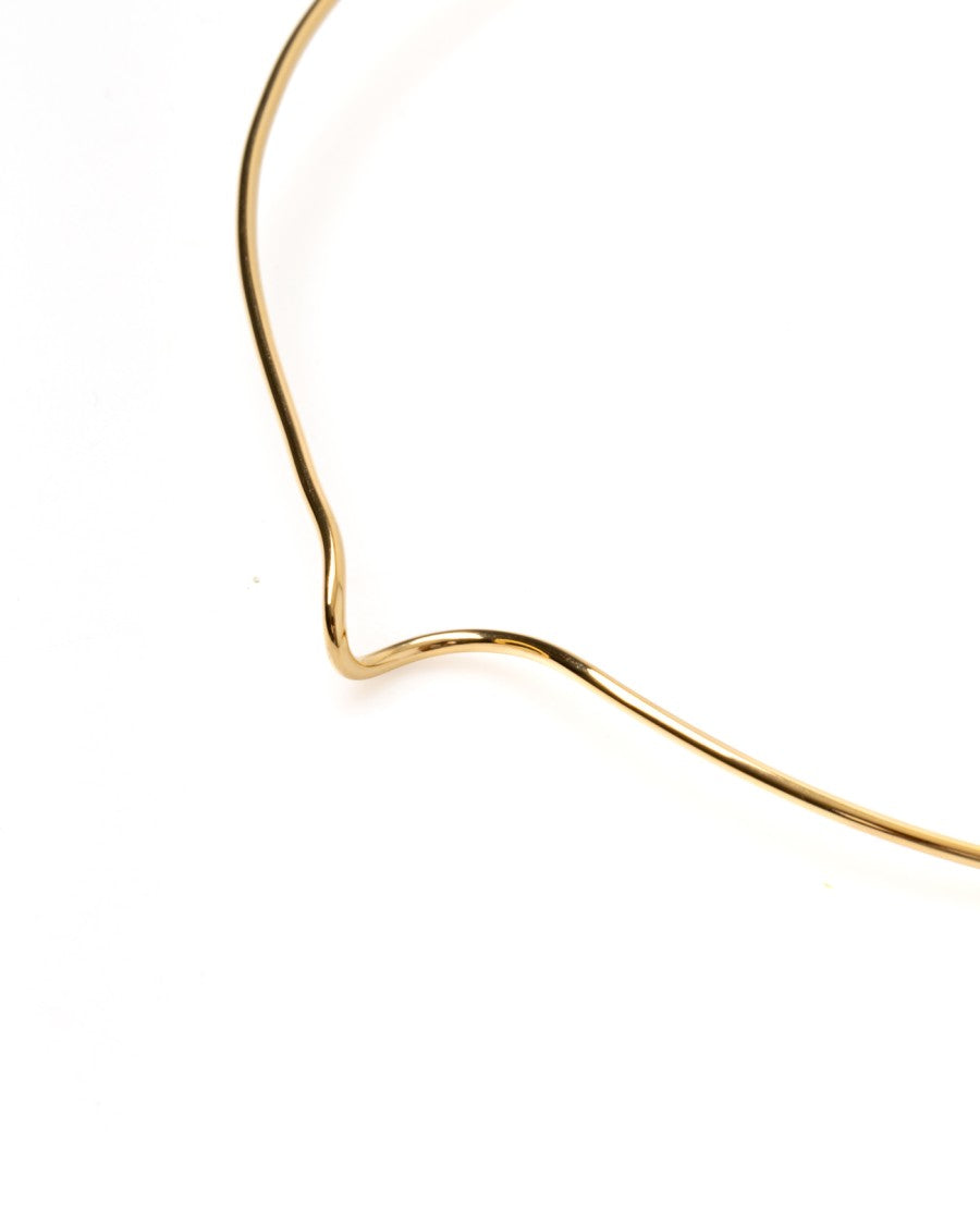Bar Jewellery Dancing Lines Choker – Gold-Plated Silver