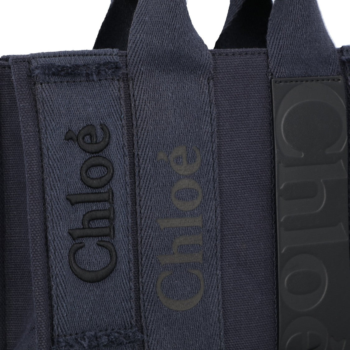 Chloé Small Woody Tote Bag Blue