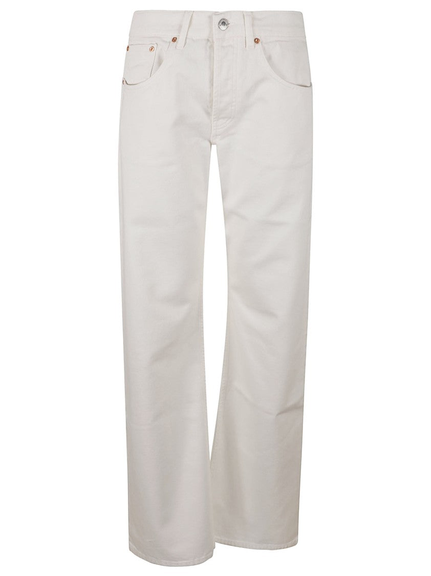 Washington High-Waisted Straight-Leg Jeans With Five-Pocket Design
