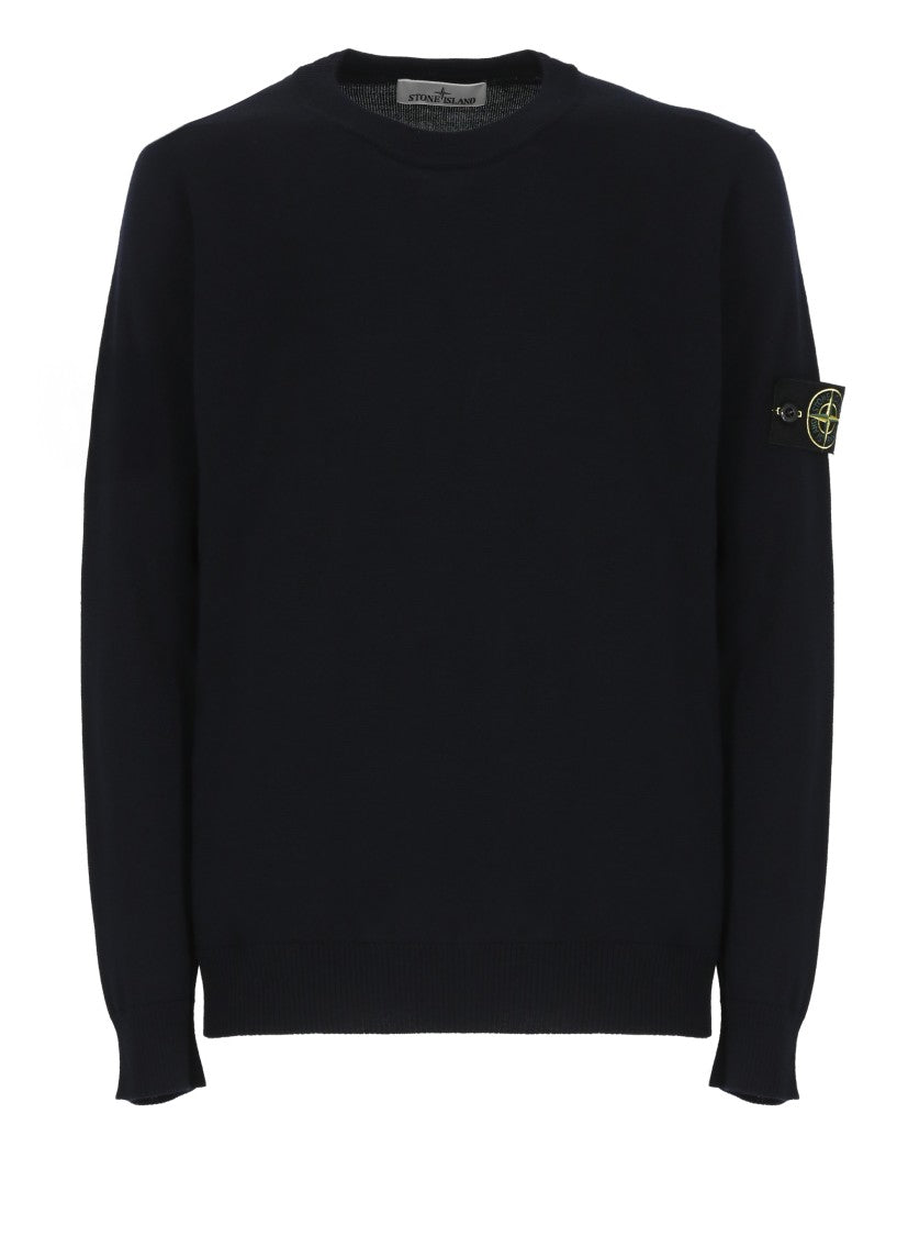 Stone Island Crew Neck Wool Sweater