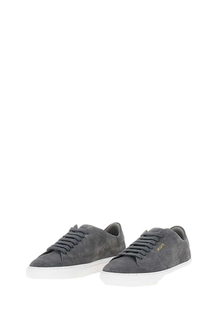 Axel Arigato Grey Suede Minimalist Low-Top Sneakers