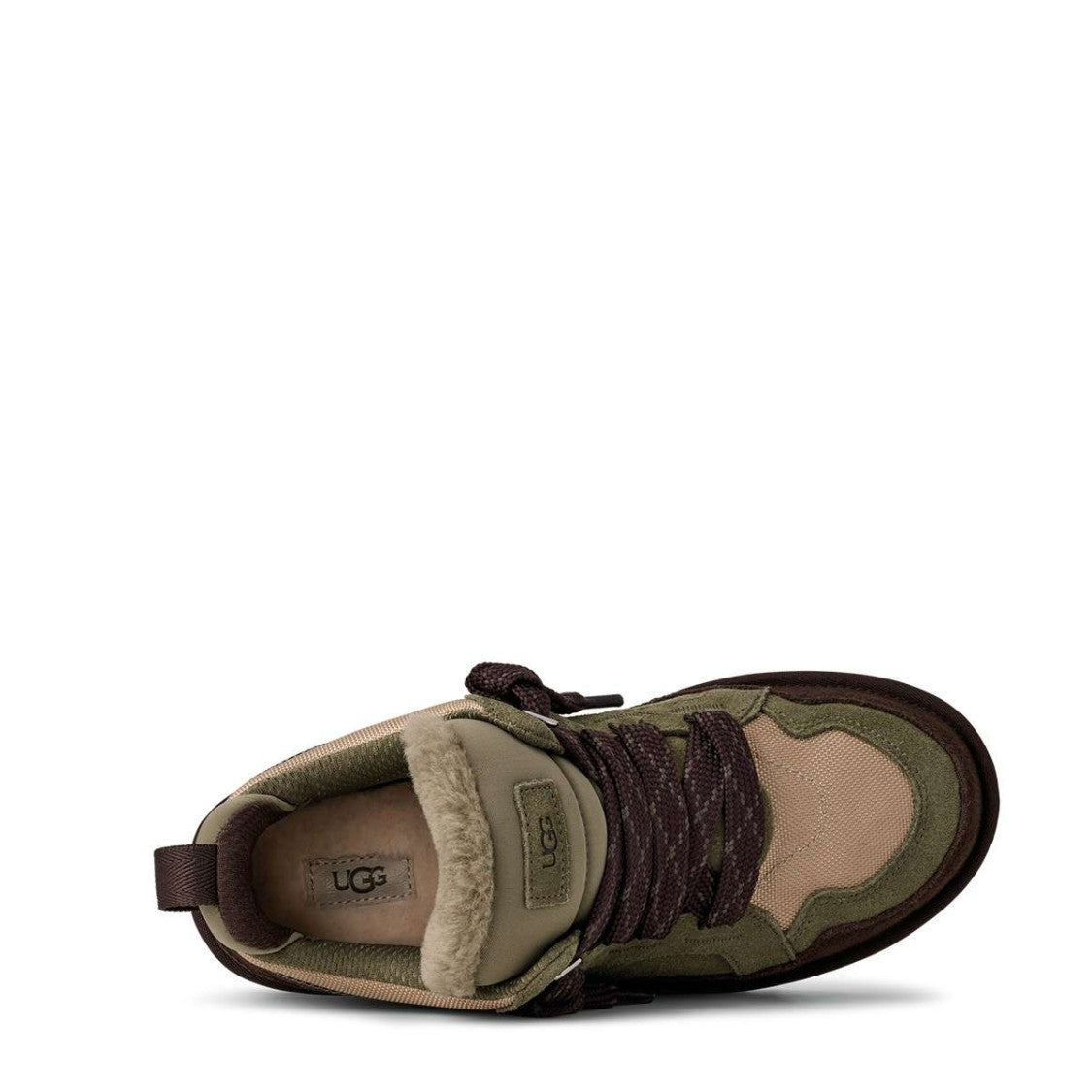 Ugg M Lowmel Burnt Olive Mustard Seed Sneakers
