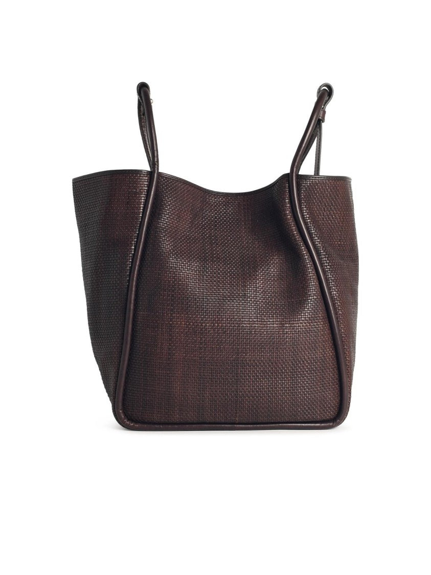 Dragon Diffusion 'Ana' Dark Brown Leather Bag