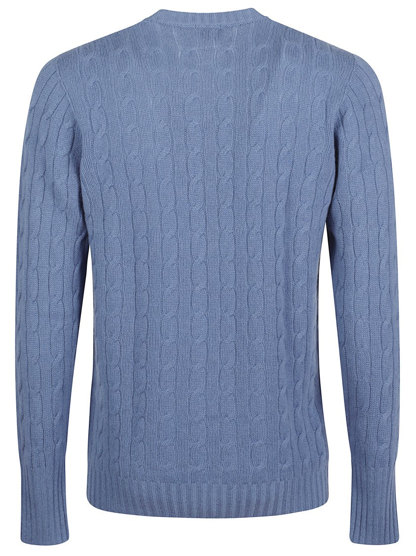Drumohr Braided Cable Knit Sweater