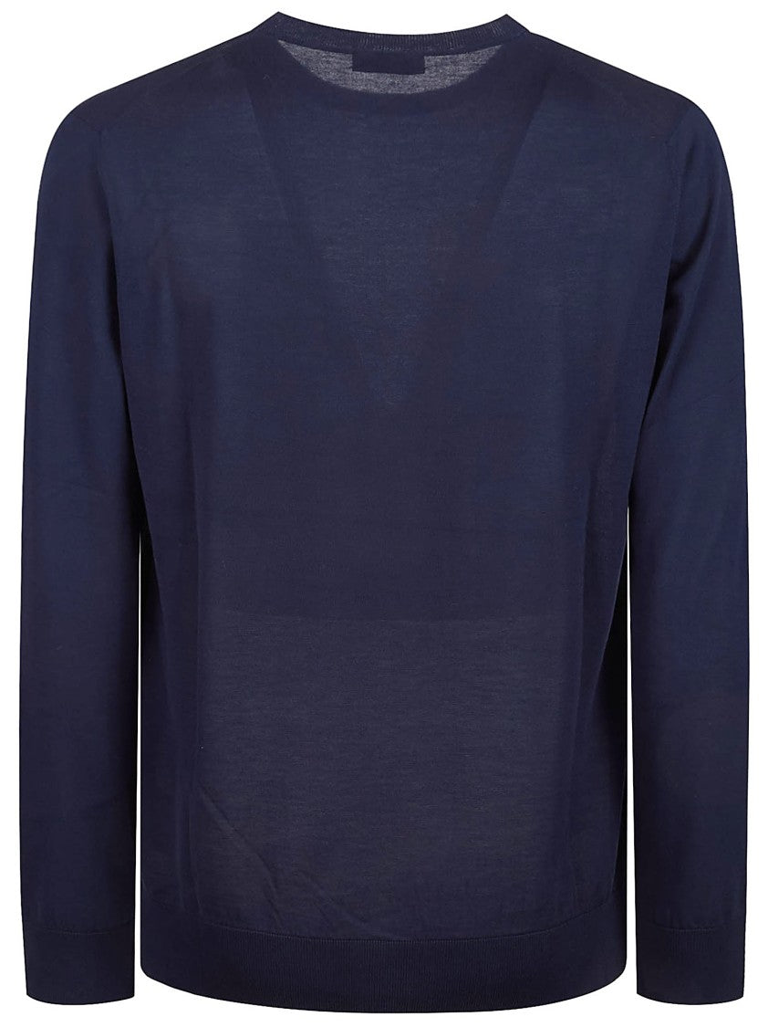 Ballantyne Plain Classic Crew Cotton Sweater