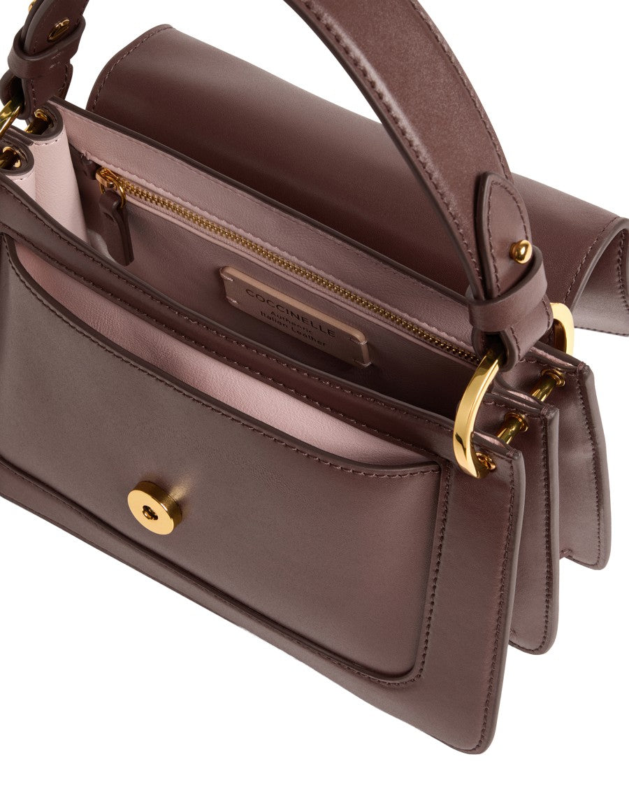 Coccinelle C-Me Small Geometric Leather Handbag