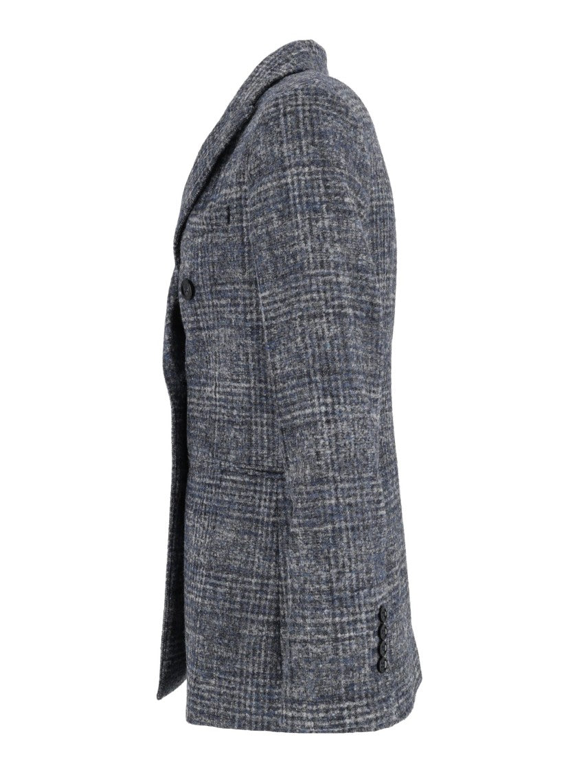 Circolo 1901 Checkered Double-Breasted Jacket