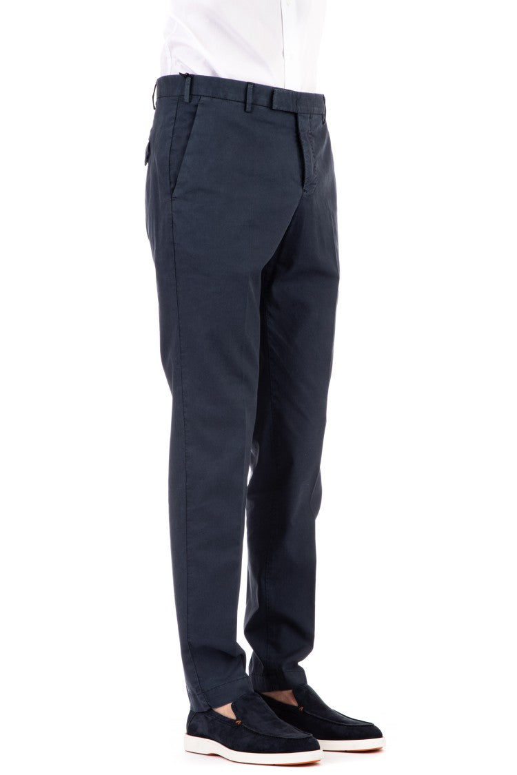Pt Torino Cotton Twill Master Fit Trousers