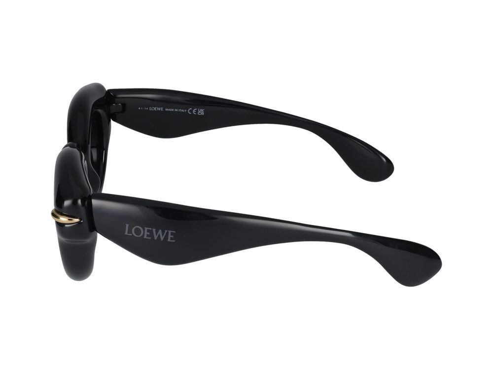Loewe Black Lw40118i Oversized Round Frame Sunglasses