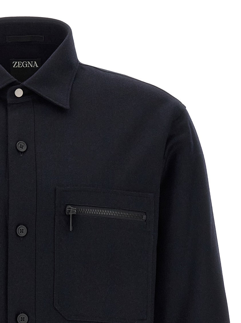 Zegna Techmerino Overshirt
