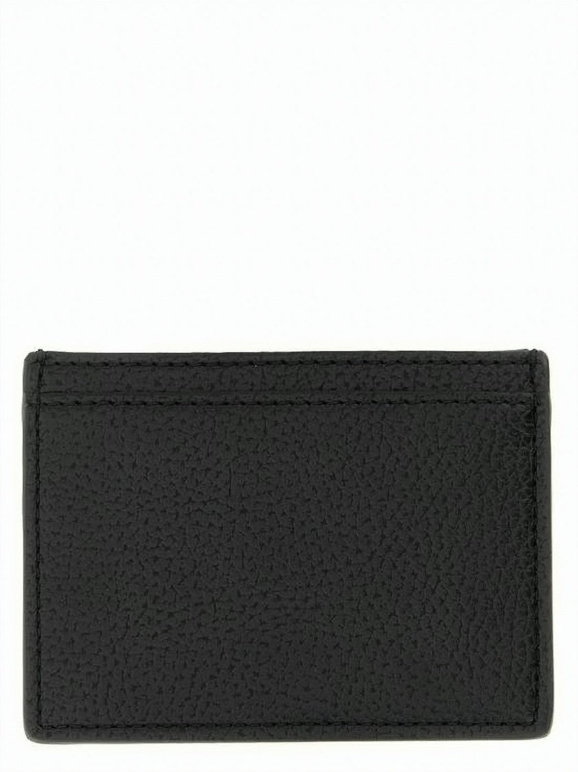 Vivienne Westwood Textured Black Card Wallet