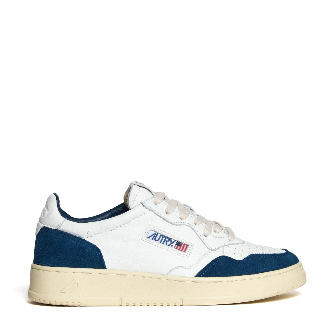 Autry Medalist Low Sneakers In Leather And Suede