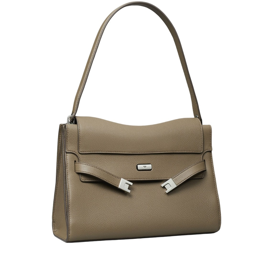 Tory Burch Grained Leather Handbag With Top Handle