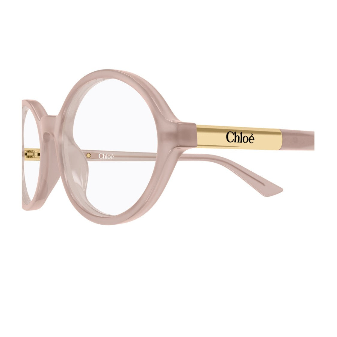 Chloé Beige Ch0367o Oval Acetate Sunglasses