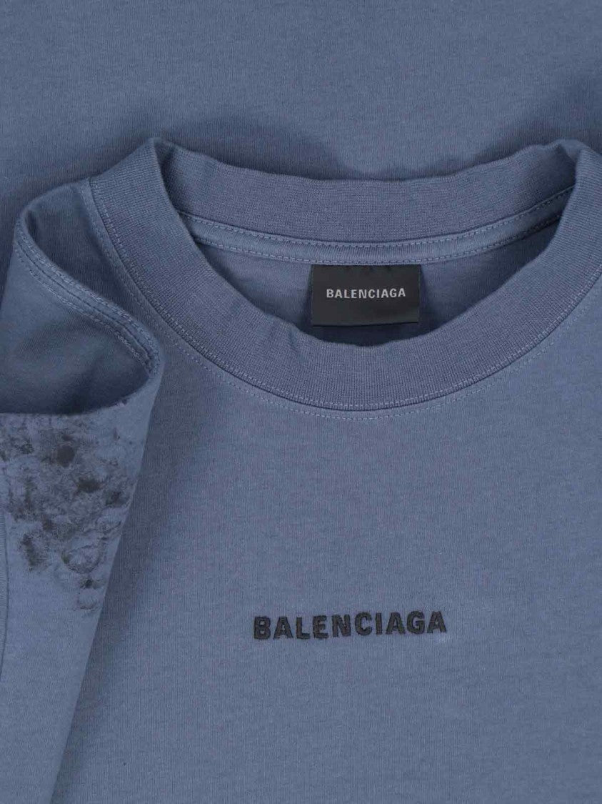 Balenciaga "Back" T-Shirt – Blue