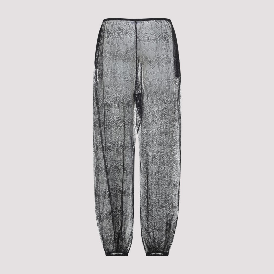 The Frankie Shop Sheer Lace Trousers With Geometric Design