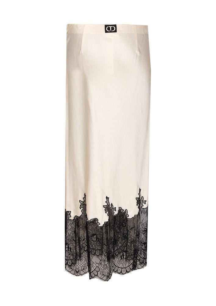 Twin-Set Satin Longuette Skirt
