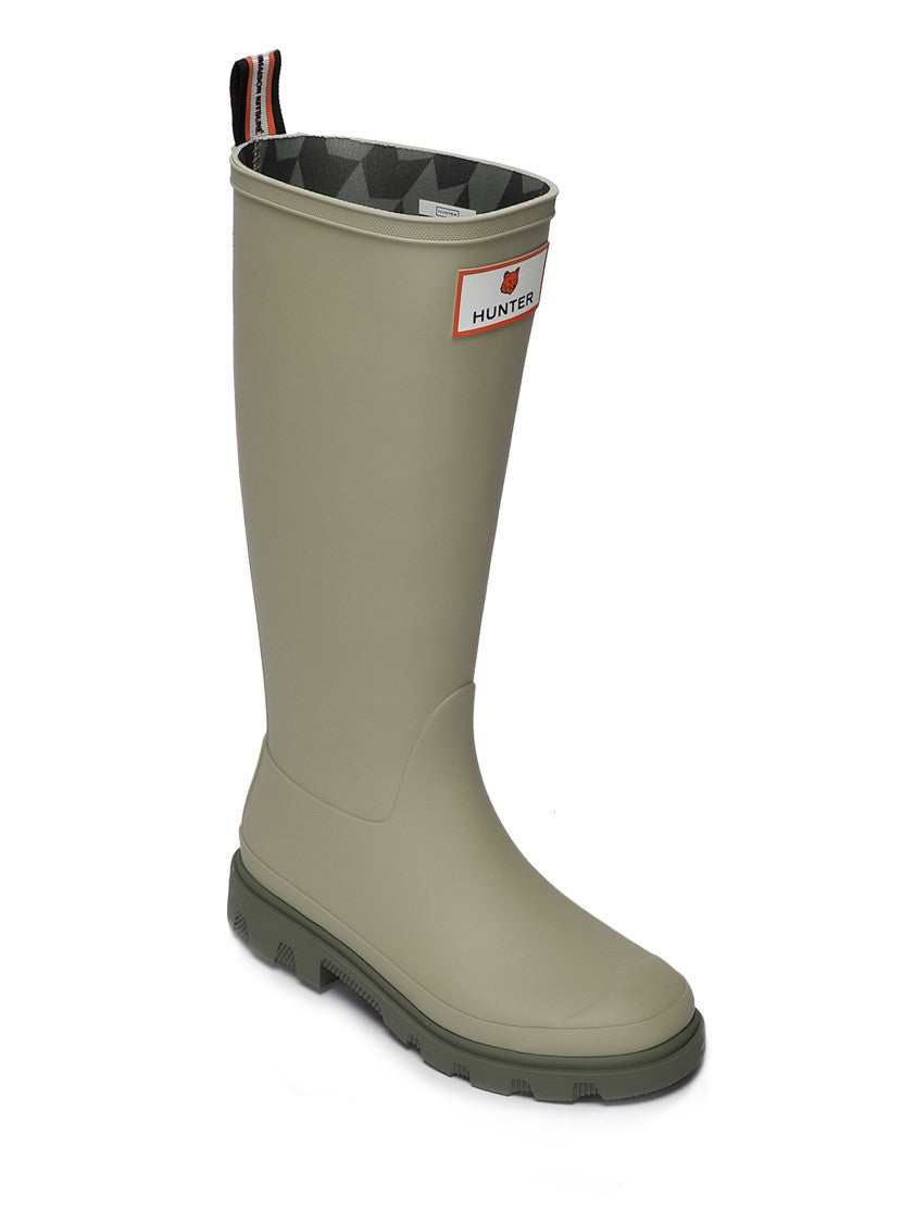 Maison Kitsuné X Hunter Unisex Downpour Tall Boots